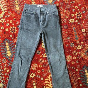 Madewell Cali Demi-Boot Jeans Raw Hem Edition